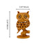 Natriel Wooden Owl Statue